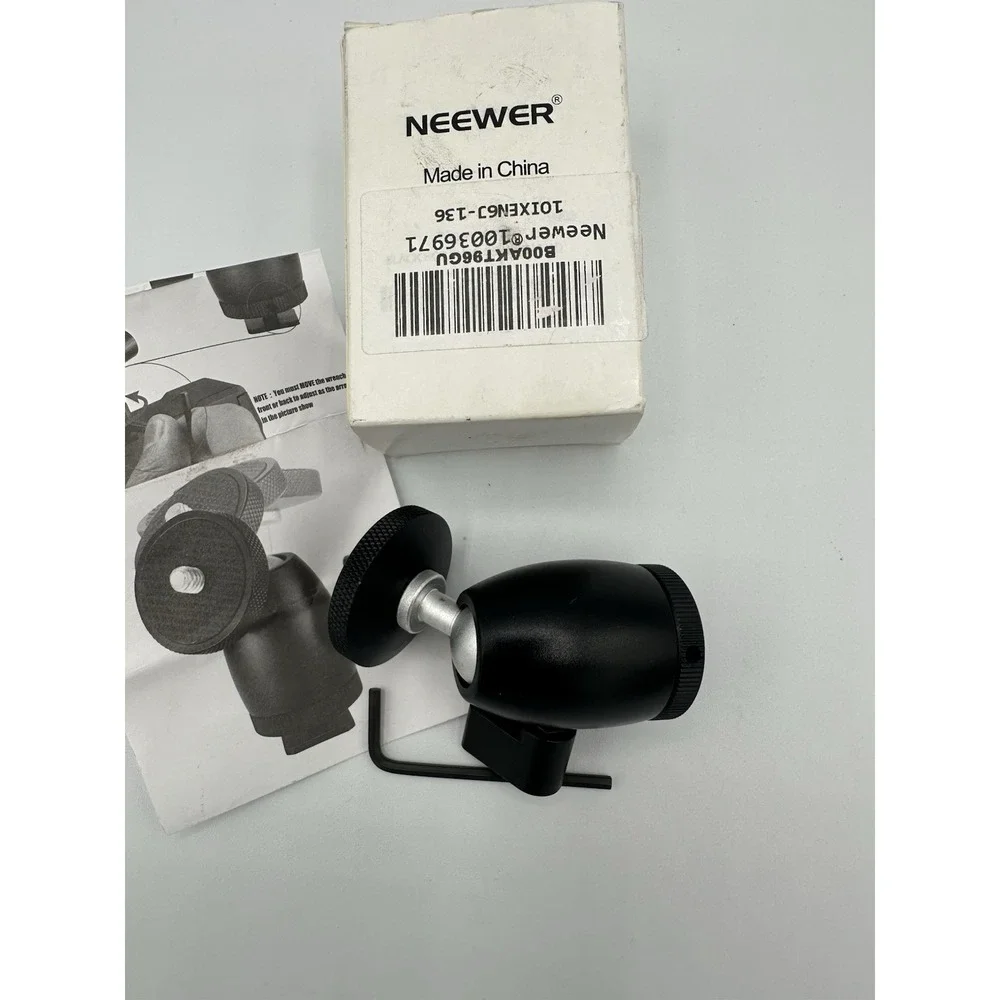 Neewer Mini Ball Head Mount DSLR Camera Monitor Tripod Black Excellent 10036971